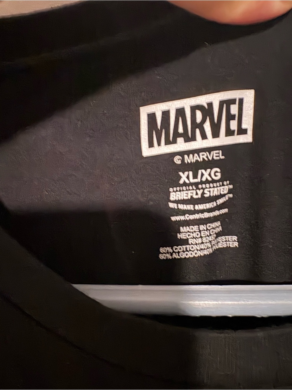 Marvel Black Short Sleeve Tee with Classic Avengers Graphic - Picture 2 of 2